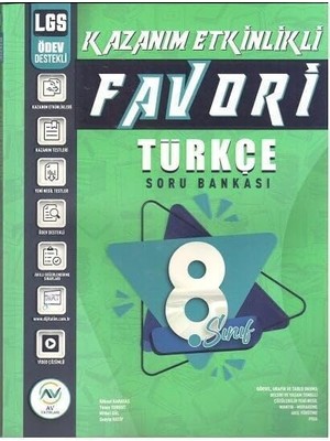 MiraLive 8. Sınıf Favori Kazanım Etkinlikli Soru Bankası Türkçe