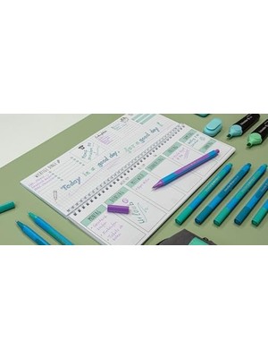 Emdeco Slıder Edge Metal Tüp 10'lu Set Pastel Renkler