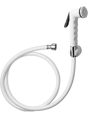 Emdeco Rose Beyaz Şattaf Taharet Wc Musluk Seti