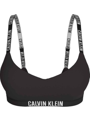 Calvin Klein Kadın Siyah Hafif Destekli Bralet Sütyen LV00QF8754