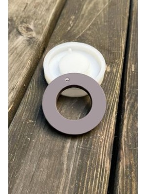 Emdeco Delikli Dairesel Koku Tableti Silikon Mum Kalıbı