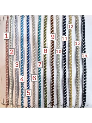 Emdeco Halat Motifli Şerit Süs Nakış Modeli | Nakış Aksesuar (Turkuaz (7))