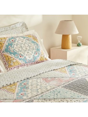 Emdeco EDELLA%100 Pamuk Tek Kişilik Nevresim Takımı Multicolor