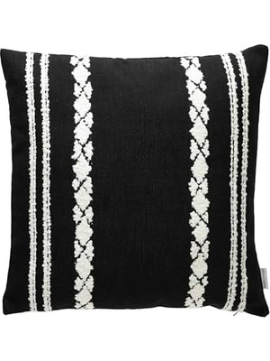 MiraLive Ava Fancy Kırlent Siyah 50 x 50 cm