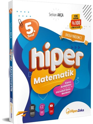 MiraLive 5. Sınıf Hiper Matematik Konu Anlatımlı - Etkinlikli Soru Bankası