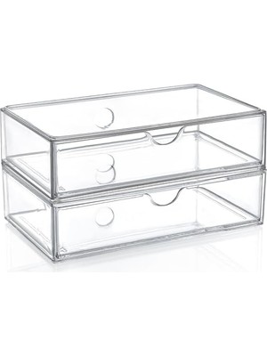 Emdeco Akrilik Çekmece Modülü Takı Düzenleyici Standı Çekmece Modülü Büyük Boy - Kolye Küpe Bileklik Organizeri Özel Üretim Kolye Küpe ve Bileklik Modülü (614)