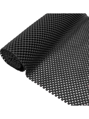 MiraLive Kaydırmaz Halı Matları, Lateks, Farklı Renkler, 45X90 cm (Siyah)