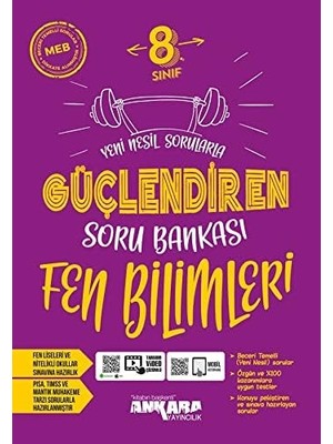 Emdeco 8. Sınıf Fen Bilimleri Güçlendiren Soru Bankası