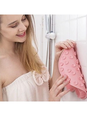 Asseds Store Buffer Çok Amaçlı Esnek Yumuşak Banyo El Ayak Vücut Plastik Duş Matı Plastik Banyo Matı