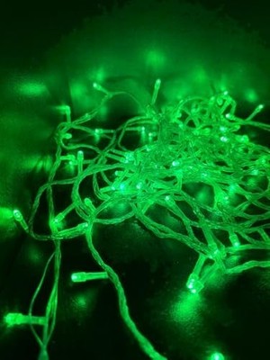 MiraLive 100 Lü 10 Metre Yeşil LED Dekorasyon Süsleme Dekor Lambası Gün Işığı Organizasyon (Yeşil, 10 Metre)