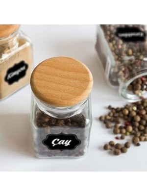 Asseds Store 20 Adet Baharat & Bakliyat Kavanoz Etiketi