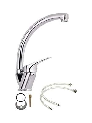 MiraLive Soğuk Çift Su Girişli Mix Mutfak Eviye Musluğu Çeşmesi Bataryası