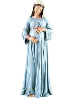 MiraLive Avalon Gallery 'tan Ilham Verici Katolik Heykelcik - Heykel Reçine Heykel, 30 Cm, Mary, Tanrı'nın Annesi
