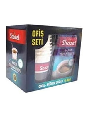 Asseds Store Hazır Türk Kahvesi Orta - Ofis Seti 10'lu Kutu
