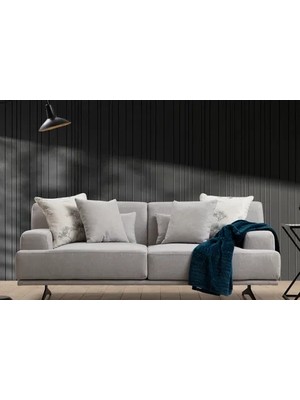 Vivense Bentley Ikili Koltuk, Gri