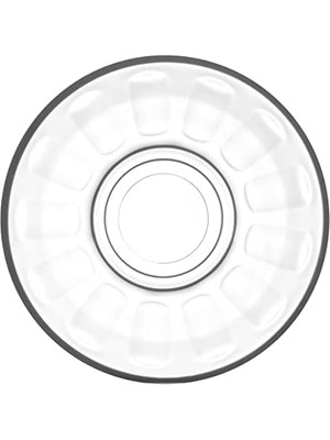 Asseds Store Lav, Klasik 6'lı Çay Tabağı, Klasik, 20020-OPTF, Şeffaf