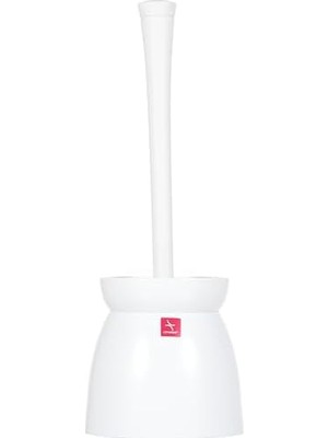 MiraLive Duo Beyaz Gövde Sap Beyaz Tuvalet Fırçası M-E18-01-01