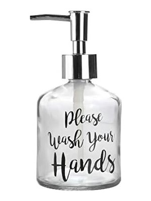 MiraLive Cam Sıvı Sabunluk,yazılı Model 300ML Seti 7,6X15,5CM