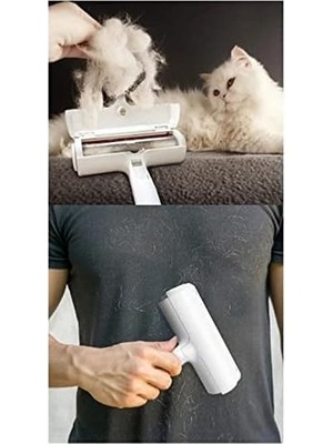 Asseds Store Yeni Nesil Hazneli Tüy Temizleyici Gırgır Kıl Toz Toplayıcı Kedi Köpek Tüy Temizleyici