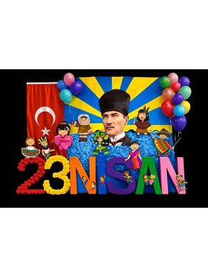 Promisebackdrop2 150X200 Kumaş Okul Panoları, Etkinlik Fon, 23 Nisan Panosu, 23 Nisan Kutlu Olsun Afiş