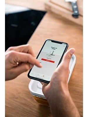 MiraLive Fresh & Save Vakumlu Yemek Kutusu, Boyut L, Plastik, Beyaz-La Mer