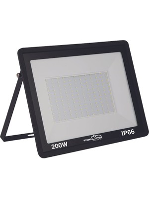 Forlife 200 Watt 12-24 Volt Ac/dc LED Projektör ( 6500K Beyaz Işık )