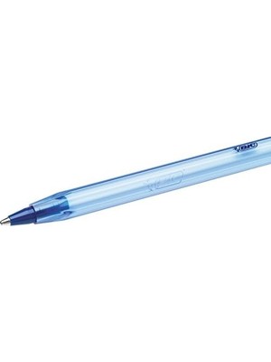 Asseds Store Soft Tükenmez Kalem, Mavi, 50'li Kutu, 1.2 mm Orta Kalınlıkta Uç, Şeffaf Gövde, Delikli Kapak