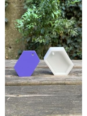 Asseds Store Altıgen Koku Tableti Silikon Mum Kalıbı