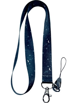 Asseds Store Galaksi Takım Yıldızı Boyun Ipi Telefon Askısı Lanyard