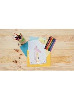 Asseds Store Kids Kuru Boya Kalemi 25'li Metal Tüp, Kıymık Oluşturmaz, Çiğnemeye Karşı Dayanıklı, Kolay Açılır