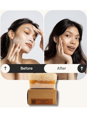 Asseds Store Doğal Kabak Lifli Ballı Eşek Sütü Sabunu 130 gr - Doğal Bal ve Kabak Lifi ile Zenginleştirilmiş, Cildi Besleyen ve Sıkılaştıran 100% El Yapımı Sabun