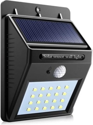 Asseds Store 20 Led'li Güneş Enerjili Hareket Sensörlü Bahçe Lambası