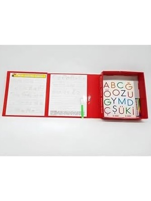 Asseds Store Eğitici Manyetik Harfler ve Manyetik Matematik Sayı Seti - Magnet Yazı Tahtası Alfabe Sayılar