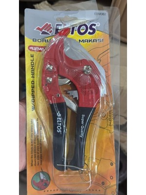 Asseds Store Boru Kesme Makası, 42 Mm, Cırcırlı, Paslanmaz Çelik Bıçak, Alüminyum Gövde, Tek Elle Çapaksız Kesim, EBM362, Su ve Gaz Tesisatı, Plastik, Kompozit Borular, Pprc, Pvc, Pex, Pe, Cpvc Uyumlu