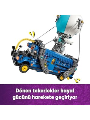 Asseds Store Savaş Otobüsü 77073 – 10 Yaş ve Üzeri Çocuklar Için Doğum Günü Hediyesi Fikri, Minnoş Takım Lideri,, Tehlikedi Minifigürleri Içeren Yaratıcı Oyuncak Yapım Seti (954 Parça)