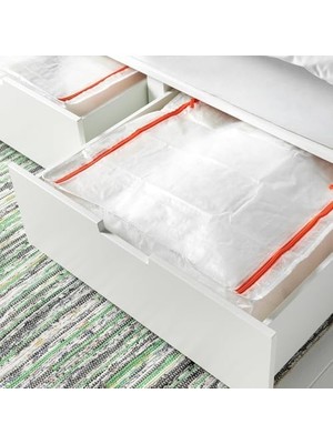 Asseds Store Parkla Saklama Çantası 55 x 49 x 19 Cm, Mevsimlik Dekorasyonlardan Giysi, Ayakkabı ve Yatak Takımlarına Kadar Her Şey Için Mükemmeldir.