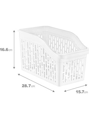 Asseds Store Stafi Midi Organizer Beyaz