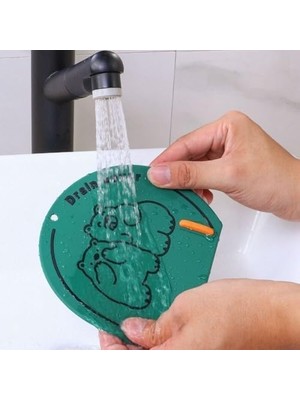 Ecovibe Kokulu Silikon Gider Kapağı Süsü, Banyo ve Mutfak Lavaboları Için, Kokuları Engelleyici, Dekoratif ve Fonksiyonel Tasarım, Dayanıklı Su Sızdırmaz Kapak