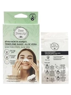 Asseds Store Bee Beauty Aloe Vera Siyah Nokta Bandı 6'lı