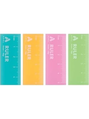 Asseds Store Cetvel Silgi, 36'lı Asorti