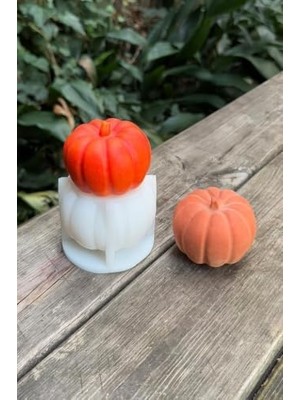 Asseds Store Pumpkin Büyük Boy Mum Kalıbı (Silikon)