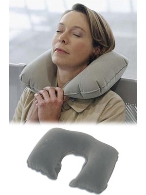 Ecovibe -Seyahat Yolculuk Uyku Boyun Yastığı Ergonomik Ortopedik Yastık