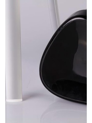 Ecovibe Banyo Taburesi Alu. Siyah M-KV16-06