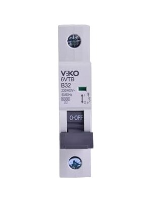 Asseds Store 6VTB-1B32 Otomatik Sigorta 6ka B Tipi 1 Kutup 32A