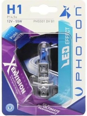 Ecovibe Xen Vision 12V Beyaz Ampul H1