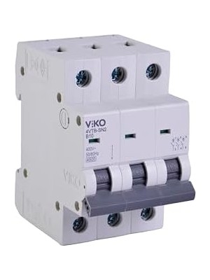 Asseds Store 4VTB-3B10 Otomatik Sigorta 4,5ka B Tipi 3 Kutup 10A