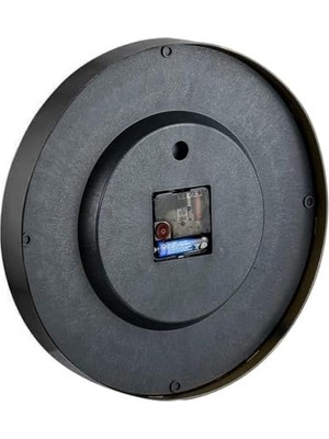Ecovibe 30 cm Akar Saniye Sessiz Mekanizma Duvar Saati