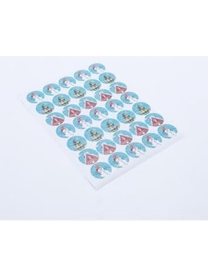 Ecovibe Renkli Yılbaşı Figürleri, 3 Cm, 350 Adet