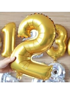 Asseds Store 6 Rakam Folyo Renk Balon Küçük 35 cm