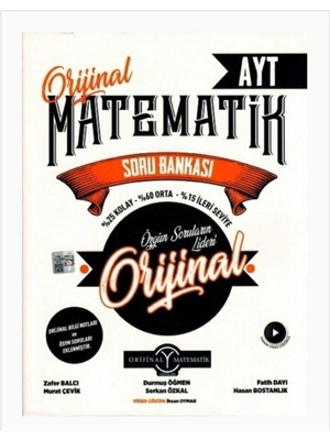 Asseds Store Yks Ayt Matematik Orijinal Soru Bankası